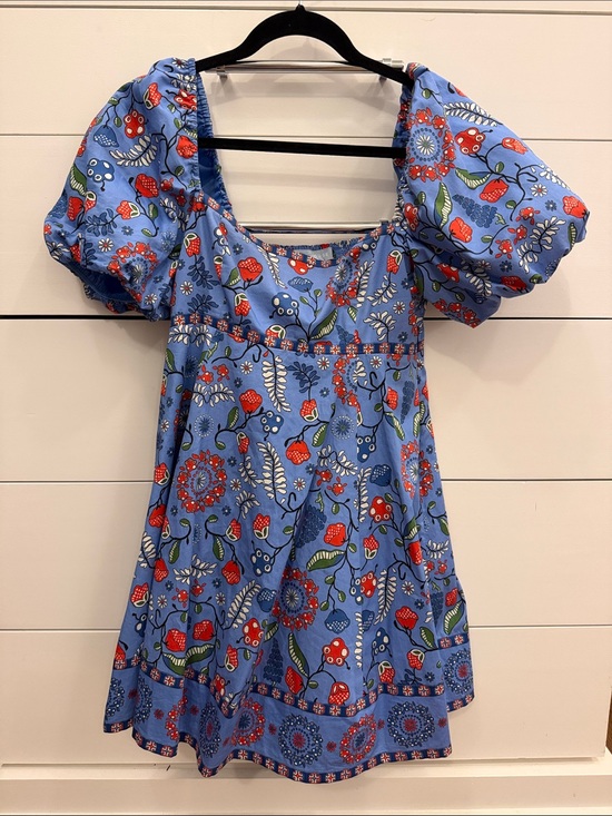 Hill House Dresses & Skirts - Hill House Matilda Swedish Floral Puff-Sleeve Mini Dress